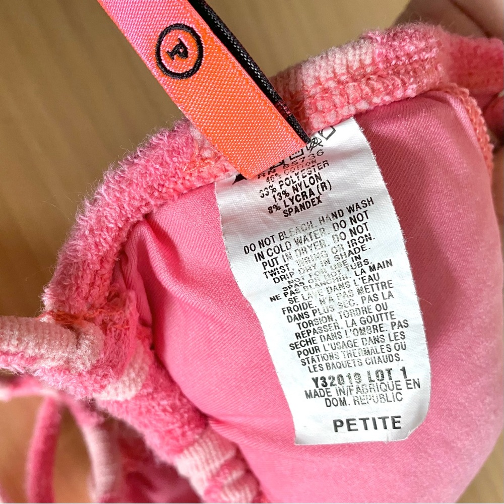 Juicy couture y2k terry pink bikini top - Picture 4 of 9